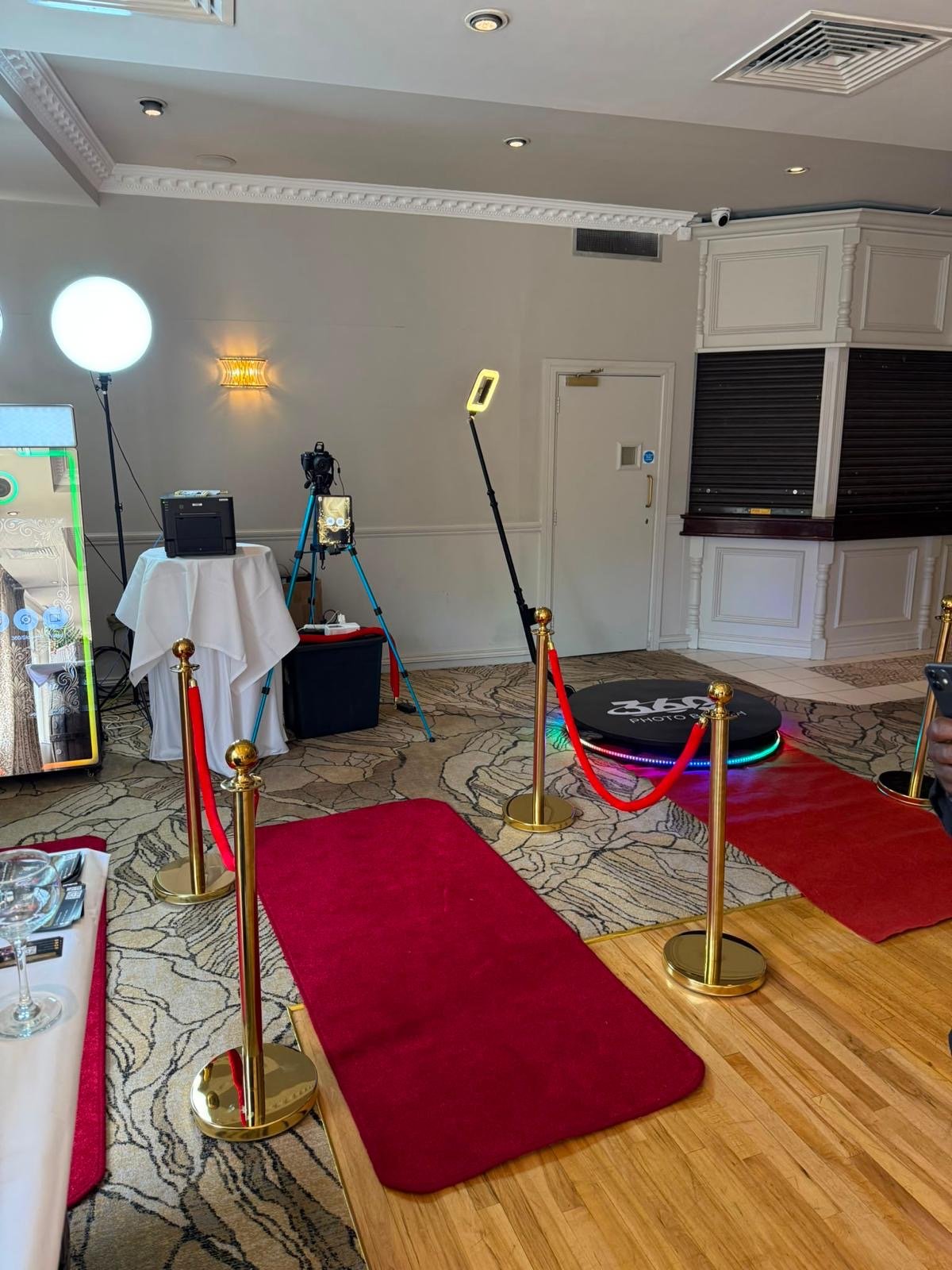 Red Carpet + Barriers